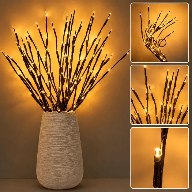 Galhos Iluminados Nórdicos com 20 LEDs