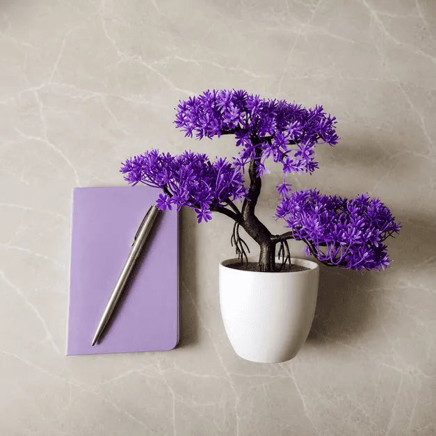 Bonsai Nuvem Artificial Lilás