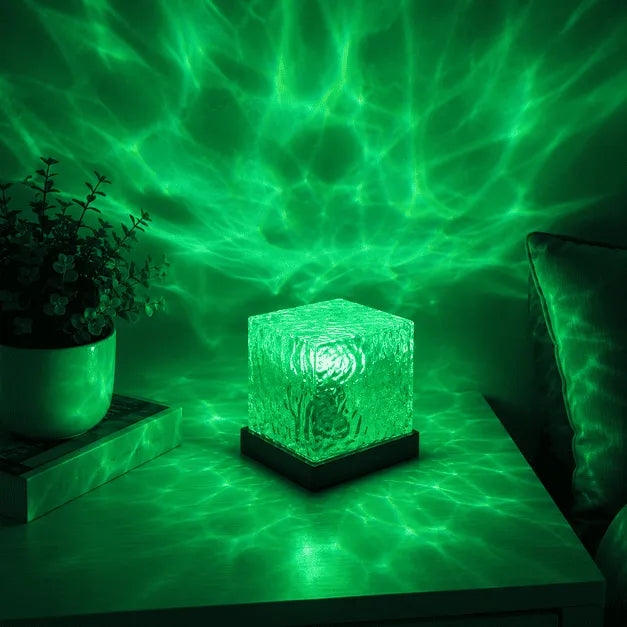 Luminária Cristal Ondas do Mar – 16 Cores