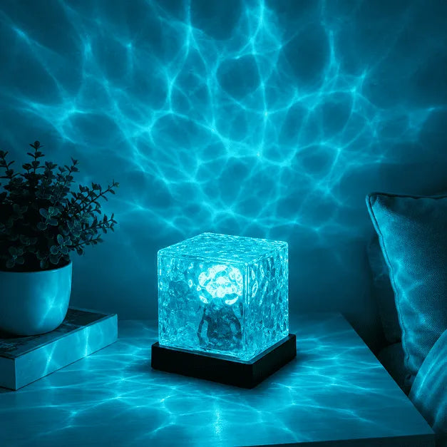 Luminária Cristal Ondas do Mar – 16 Cores