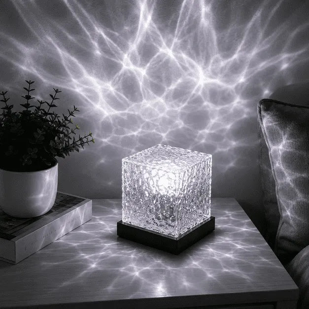 Luminária Cristal Ondas do Mar – 16 Cores