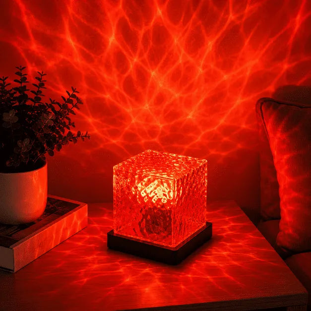 Luminária Cristal Ondas do Mar – 16 Cores