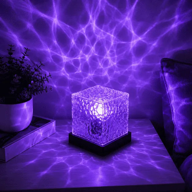 Luminária Cristal Ondas do Mar – 16 Cores