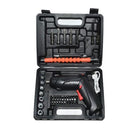 MaxTools 48 Peças - Parafusadeira/Furadeira à Bateria