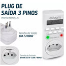EcoTimer Pro – Temporizador Digital de Tomada (BIVOLT 110/220)
