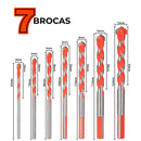 UltraDrill™ Premium – Kit 7 Brocas Multimaterial (3-12mm) | Alta Precisão