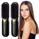 Escova Alisadora de Cabelo 5 em 1 Sem Fio PureGlam- Bivolt - Gungla
