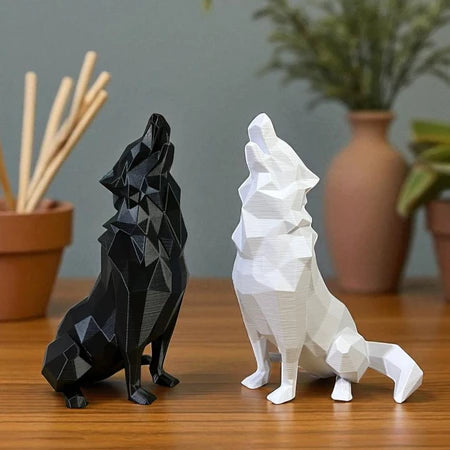 Lobo Decorativo Geométrico