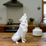 Lobo Decorativo Geométrico